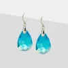 Simply Whispers Aqua Teardrop French Hook Earrings Discount