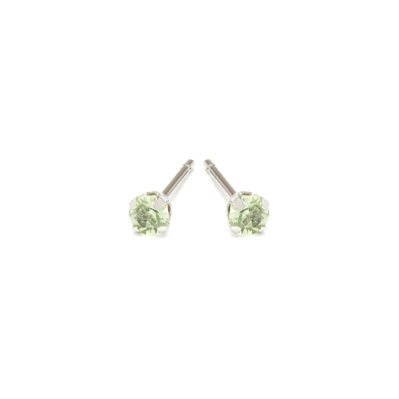 Simply Whispers August Birthstone Stainless Steel Stud Earrings Sale