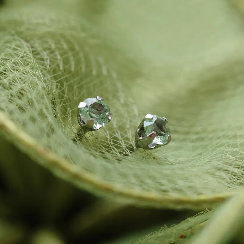Simply Whispers August Birthstone Stainless Steel Stud Earrings Sale