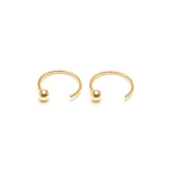 Simply Whispers Ball Huggies Gold Plated Best