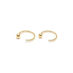 Simply Whispers Ball Huggies Gold Plated Best