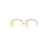 Simply Whispers Bar Huggies Gold Plated Best