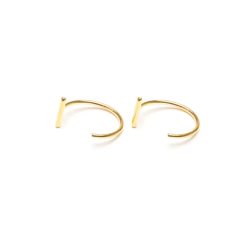 Simply Whispers Bar Huggies Gold Plated Best