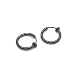 Simply Whispers Black Medium Clip-On Earrings Online