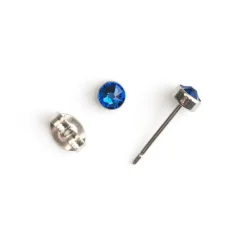 Simply Whispers Blue Titanium Stud Earrings Discount