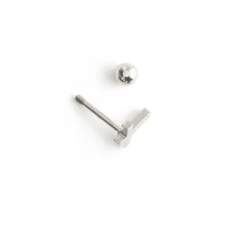 Simply Whispers Cross Helix Single Earring Clearance