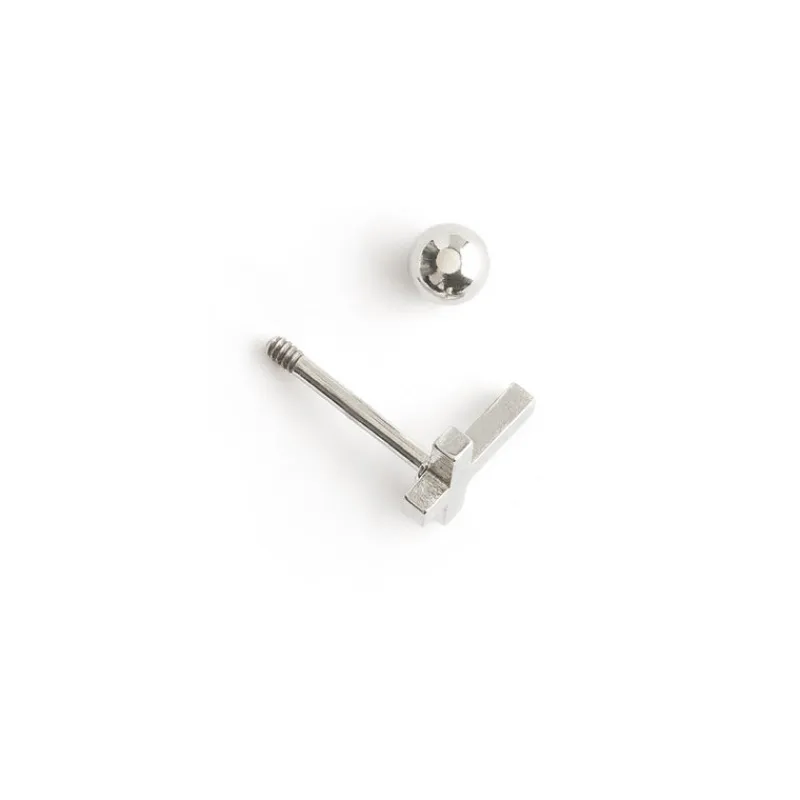 Simply Whispers Cross Helix Single Earring Clearance