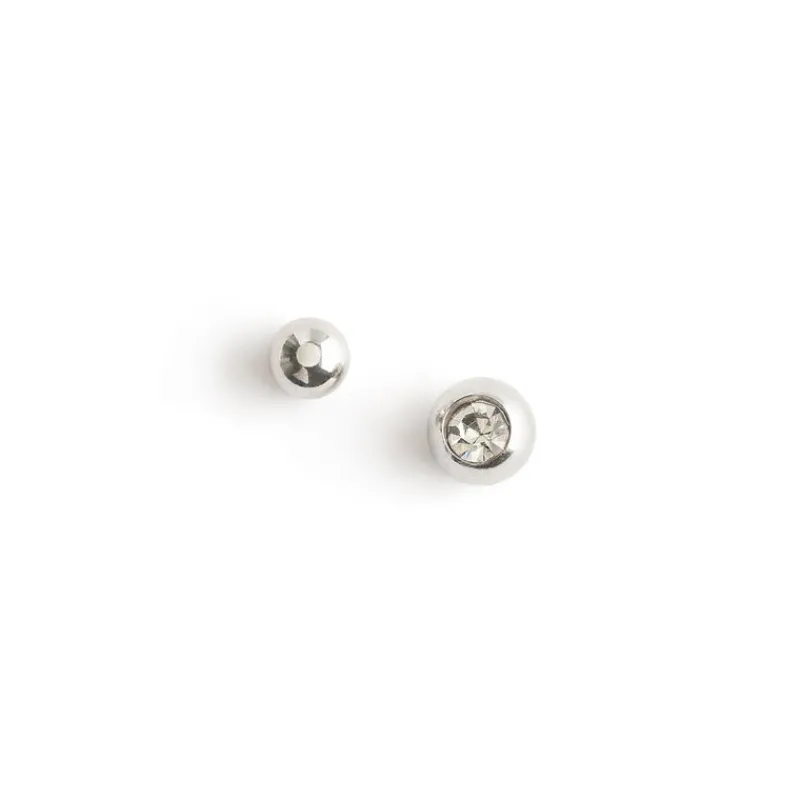 Simply Whispers Crystal Ball Helix Single Earring New