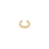 Simply Whispers Crystal Bezel Ear Cuff Hot
