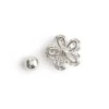 Simply Whispers Crystal Flower Helix Single Earring Best