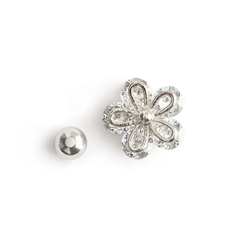 Simply Whispers Crystal Flower Helix Single Earring Best