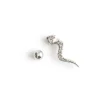 Simply Whispers Crystal Snake Helix Single Earring Sale