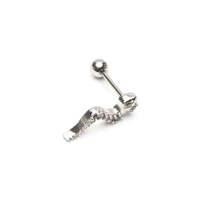 Simply Whispers Crystal Snake Helix Single Earring Sale