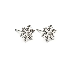 Simply Whispers Crystal Snowflake Stud Earrings Clearance