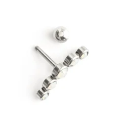 Simply Whispers Curve Opal Helix Single Earring Fashion