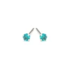 Simply Whispers December Birthstone Stainless Steel Stud Earrings Hot