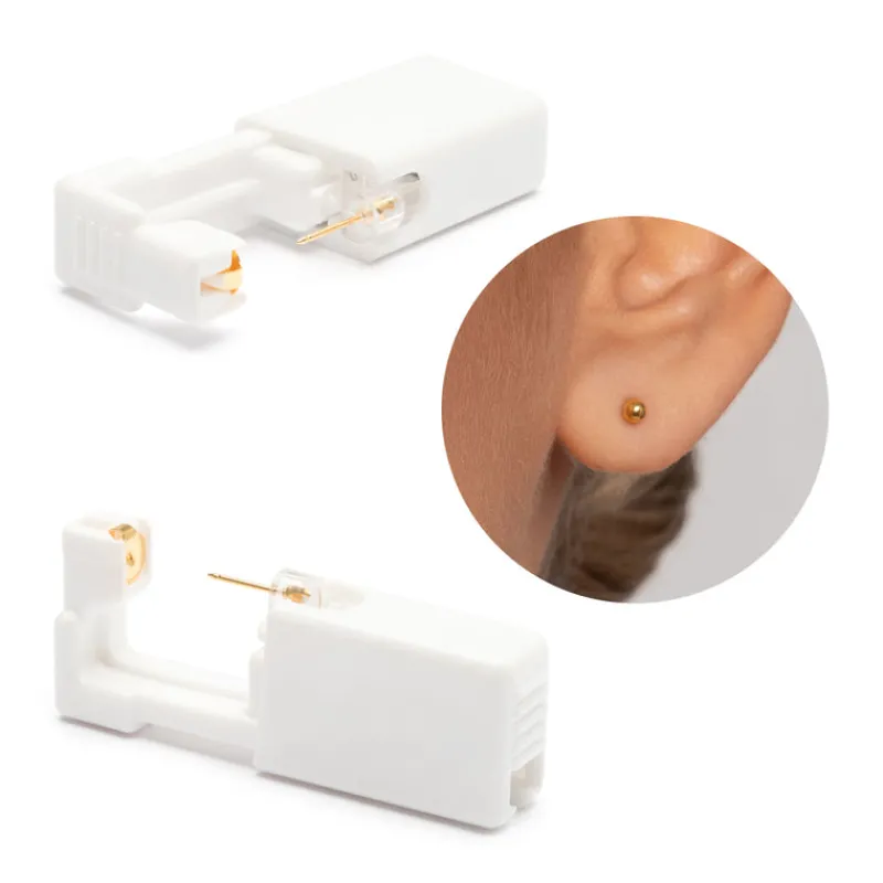 Simply Whispers Ear Piercing 3 mm Ball Gold Plated Self Piercer Outlet