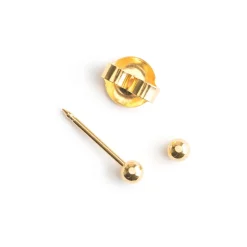 Simply Whispers Ear Piercing 3 mm Ball Gold Plated Self Piercer Outlet