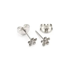 Simply Whispers Ear Piercing Daisy Crystal Stainless Steel Self Piercer Discount