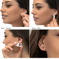 Simply Whispers Ear Piercing Ladybug Stainless Steel Self Piercer Best