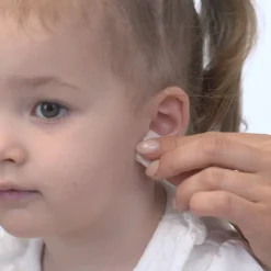 Simply Whispers Ear Piercing Rose Daisy Crystal Baby Post Gold Plated Self Piercer Best