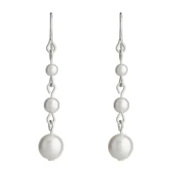 Simply Whispers Freshwater Pearl Niobium French Hook Earrings Hot