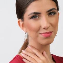 Simply Whispers Freshwater Pearl Niobium French Hook Earrings Hot