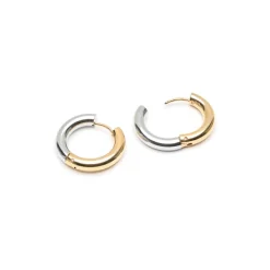 Simply Whispers Gold & Silver Chunky Hoop Earrings Best