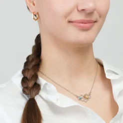Simply Whispers Gold Bee Silver Honeycomb Necklace Best