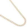 Simply Whispers Gold Curb Chain Necklace Online