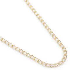 Simply Whispers Gold Curb Chain Necklace Online