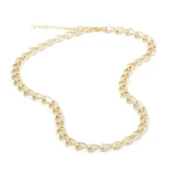 Simply Whispers Gold Curb Chain Necklace Online