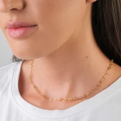 Simply Whispers Gold Hearts Chocker Necklace Best