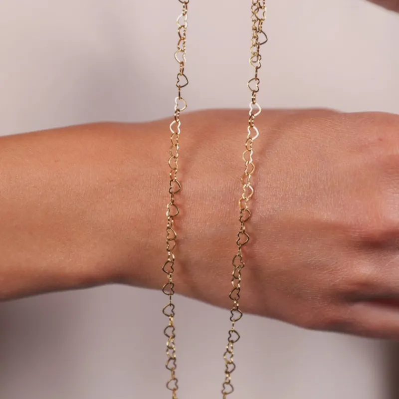 Simply Whispers Gold Hearts Chocker Necklace Best