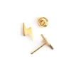 Simply Whispers Gold Lightning Stud Earrings Sale