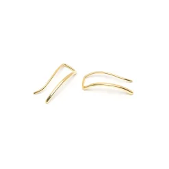 Simply Whispers Gold Plain Ear Climber Hot