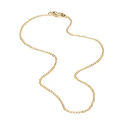 Simply Whispers Gold Plated 18 inch Cable Chain Necklace Best
