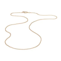 Simply Whispers Gold Plated 24 inch Cable Chain Necklace Clearance