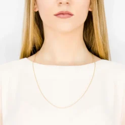 Simply Whispers Gold Plated 24 inch Cable Chain Necklace Clearance