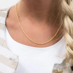 Simply Whispers Gold Plated 18 inch Fancy Chain Necklace Best