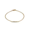 Simply Whispers Gold Plated Bead Chain Bracelet Fashion