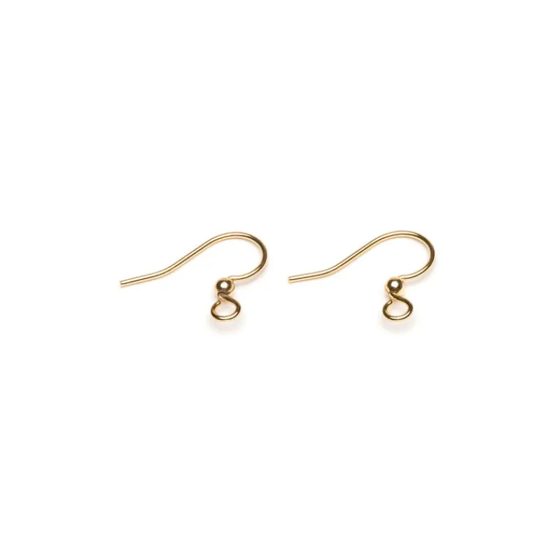 Simply Whispers Gold Plated French Hook With Ball Accessory - 1 Pair Hot