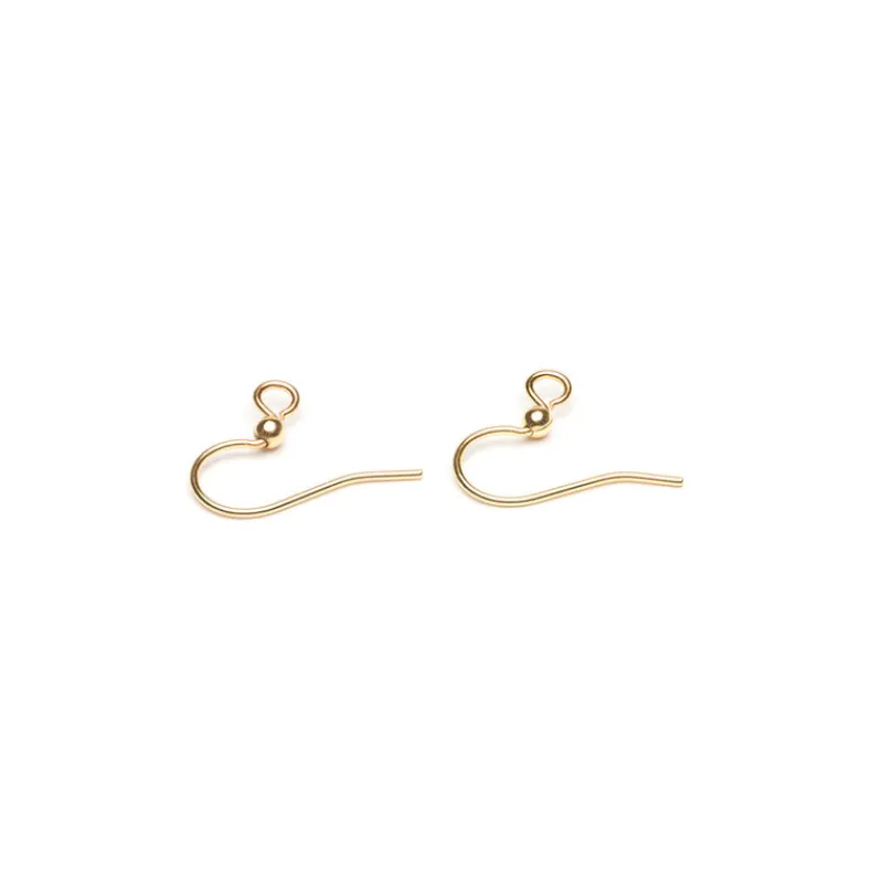 Simply Whispers Gold Plated French Hook With Ball Accessory - 1 Pair Hot