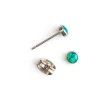 Simply Whispers Green Blue Opal Titanium Stud Earrings Outlet