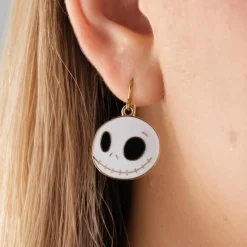 Simply Whispers Jack Skellington Niobium French Hook Earrings Clearance