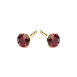 Simply Whispers January Birthstone 5mm Earrings Outlet