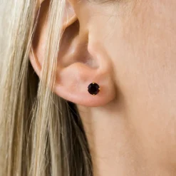 Simply Whispers January Birthstone 5mm Earrings Outlet