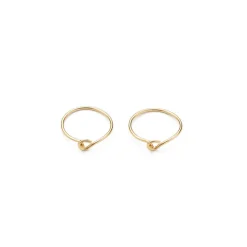Simply Whispers 14k Yellow Gold 10 mm Hoop Earrings Clearance