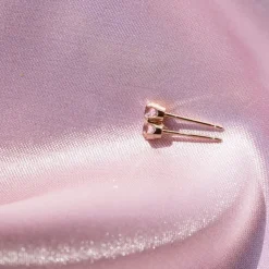 Simply Whispers 14k Yellow Gold Earrings June Birthstone Clearance
