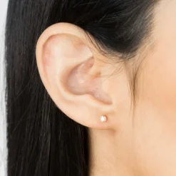 Simply Whispers 14k Yellow Gold Rainbow Crystal Stud Earrings Online